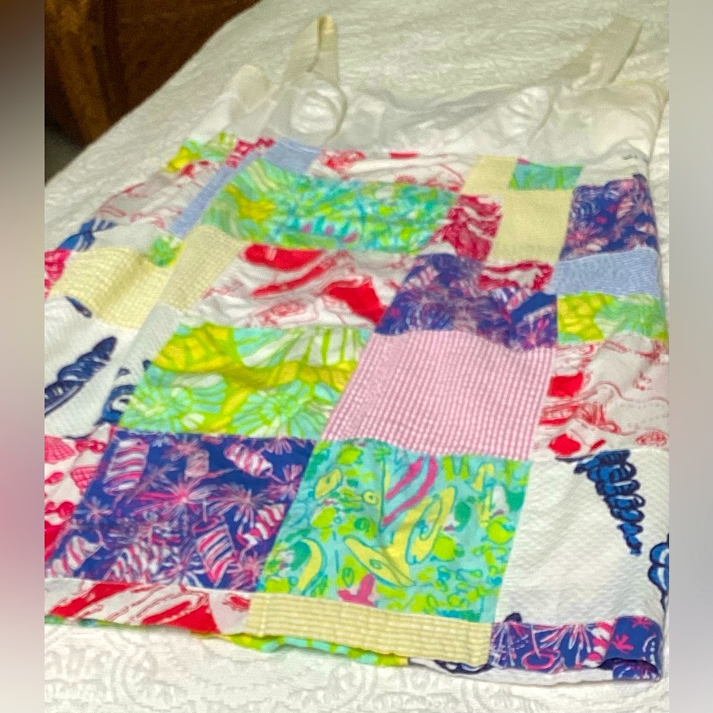 Vintage 4th of July America Lilly Pulitzer sundress, size 8.